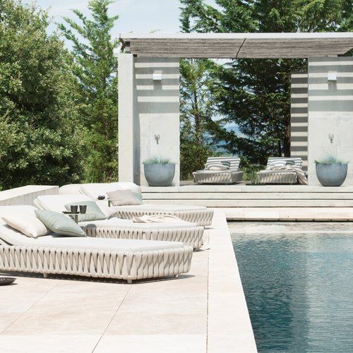 Tosca outdoor sunlounger by Tribu