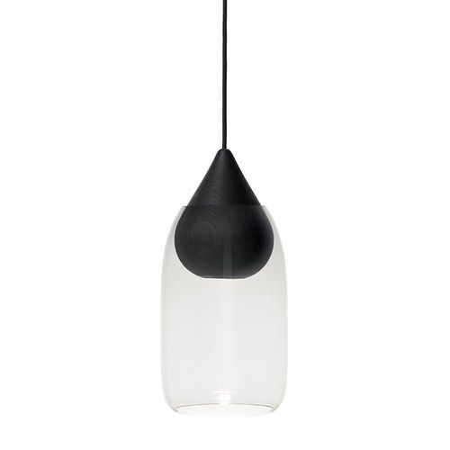 Liuku Drop Pendant - glass shade by Mater