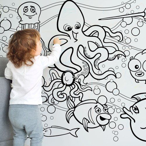 Altro Whiterock™ Imagination Colouring Wall
