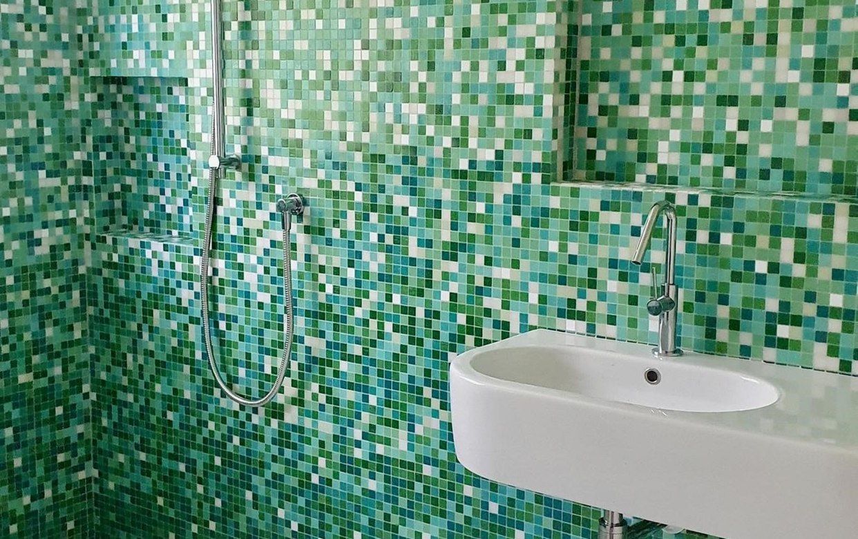 Bisazza mosaic shower-room in Christchurch