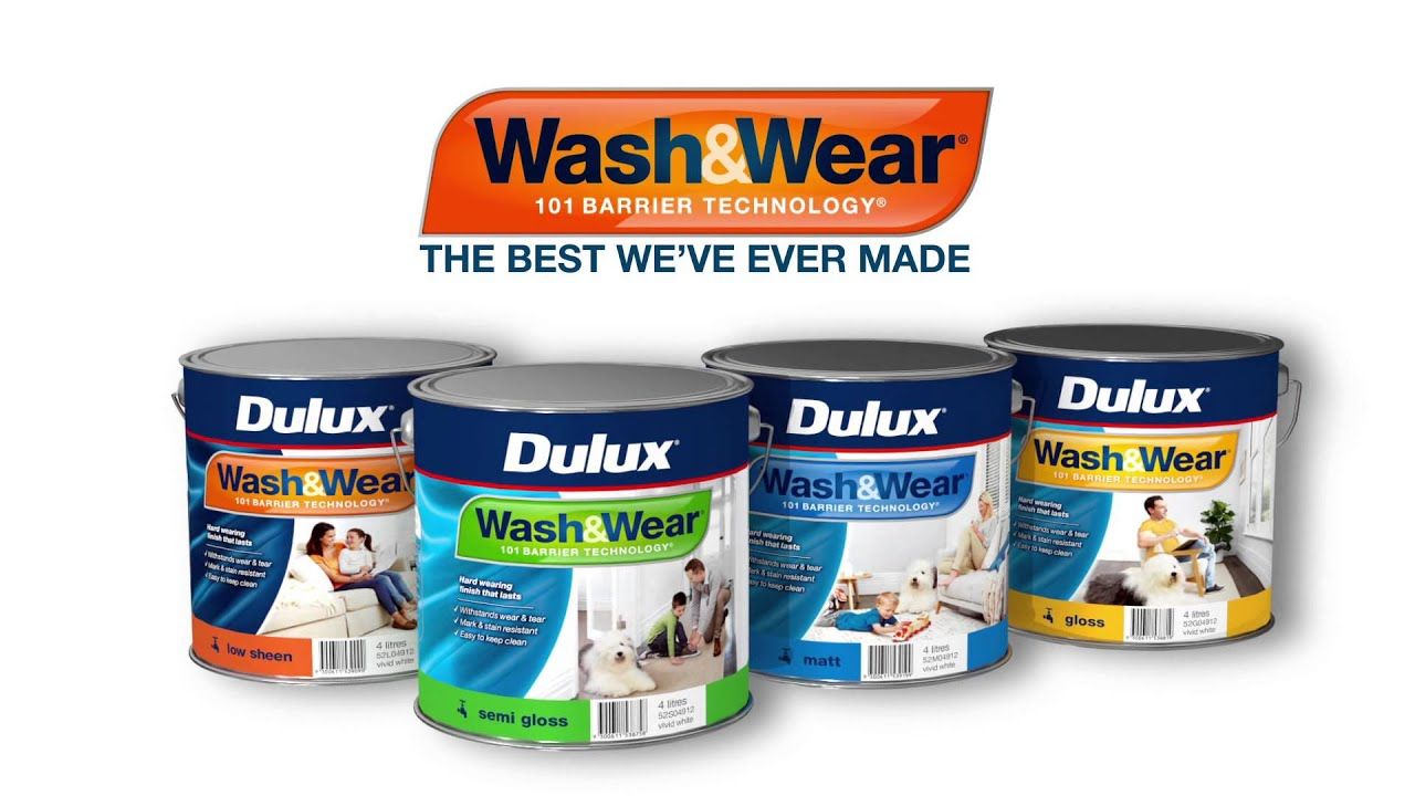 Dulux Wash&Wear Paint - Available at Guthrie Bowron