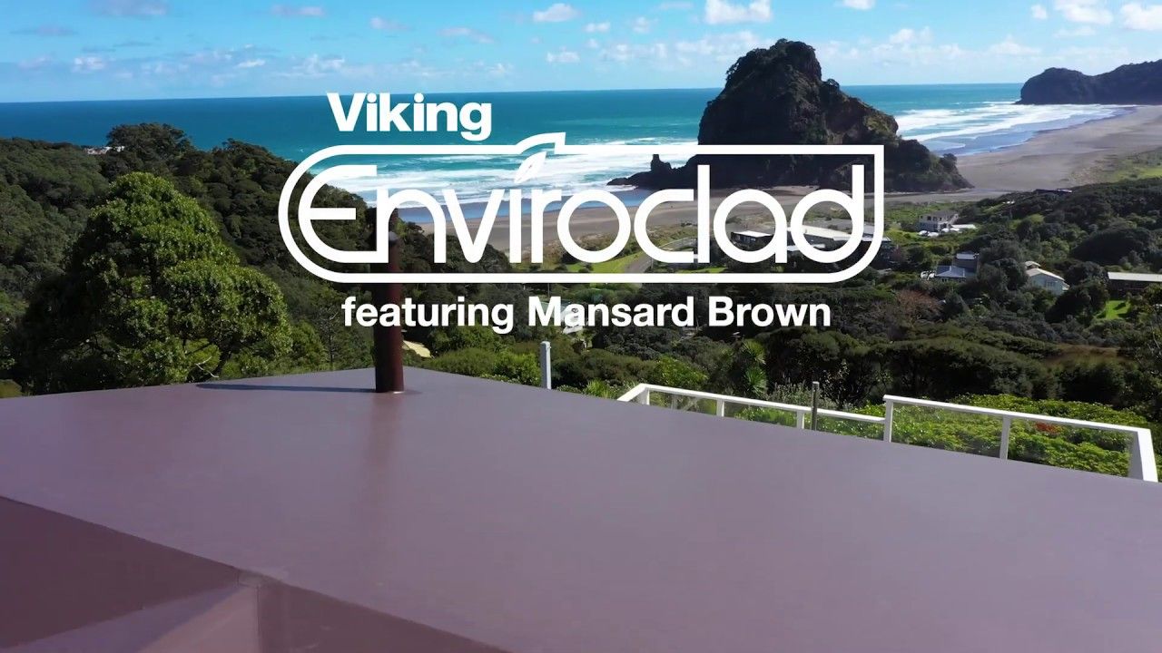 Viking Coloured Enviroclad ft. Mansard Brown - Piha, Auckland