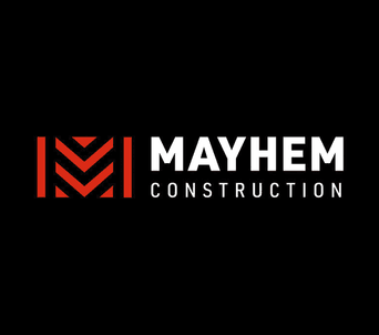 Mayhem Construction professional logo