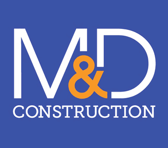 M&D Construction professional logo