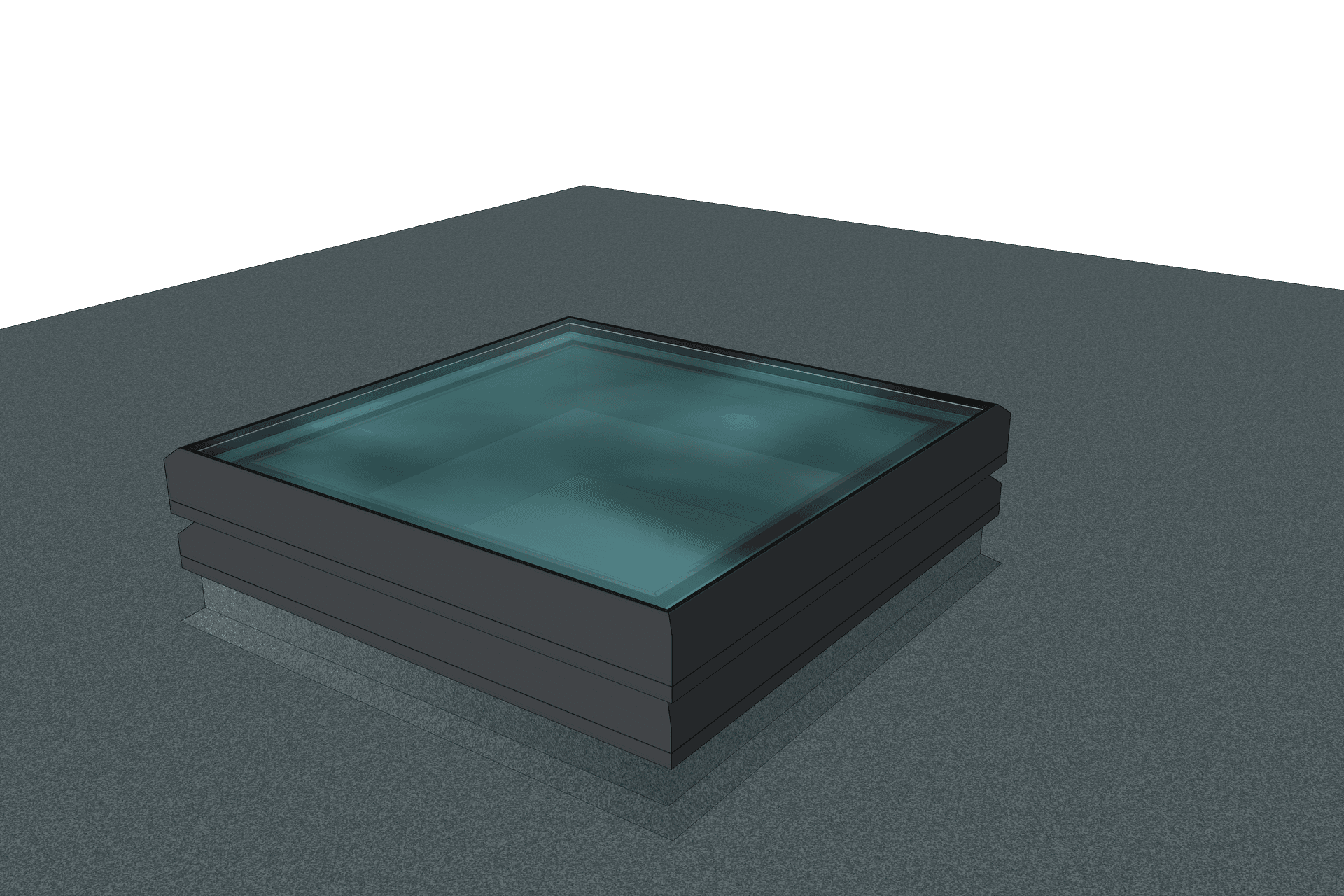 A render of the new Harmony skylight, seen from above.