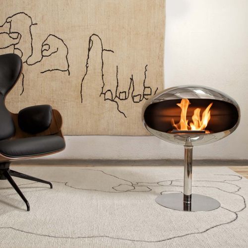 Cocoon Fires Pedestal Suspended Fireplace