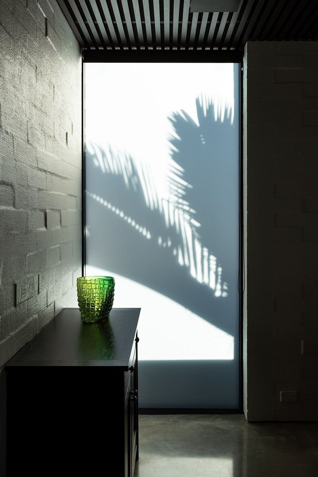 Light and dark, shadow and sun are key elements of the design.
