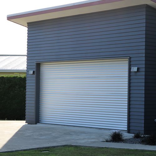 Corrugated Iron Sectional Garage Door