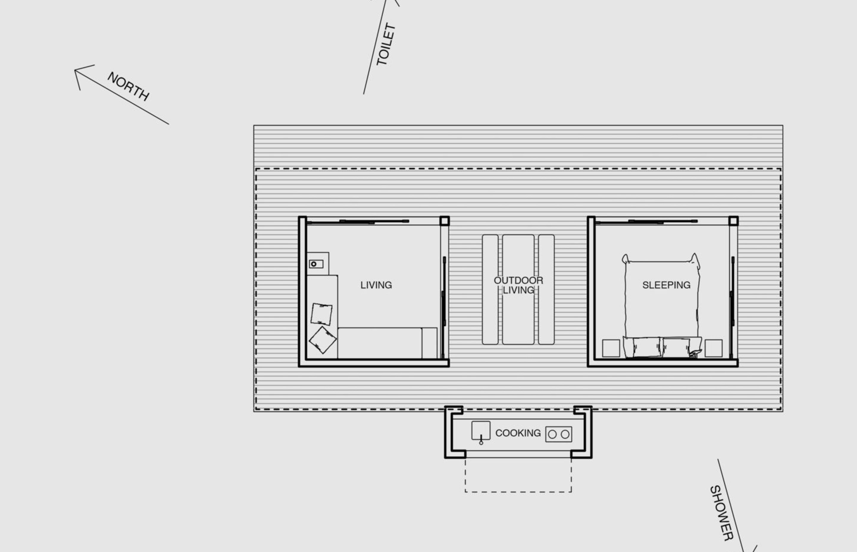 Floor plan by Patchwork Architecture.