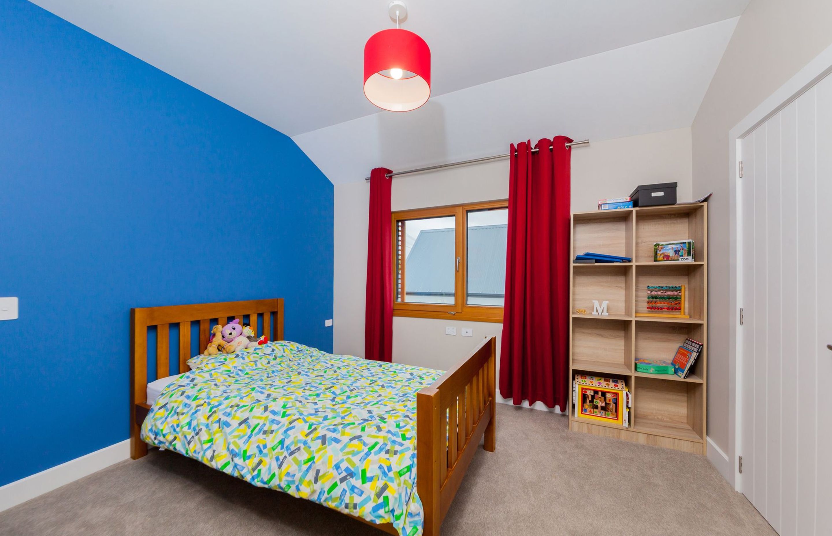 The children's bedrooms are colourful and fun.