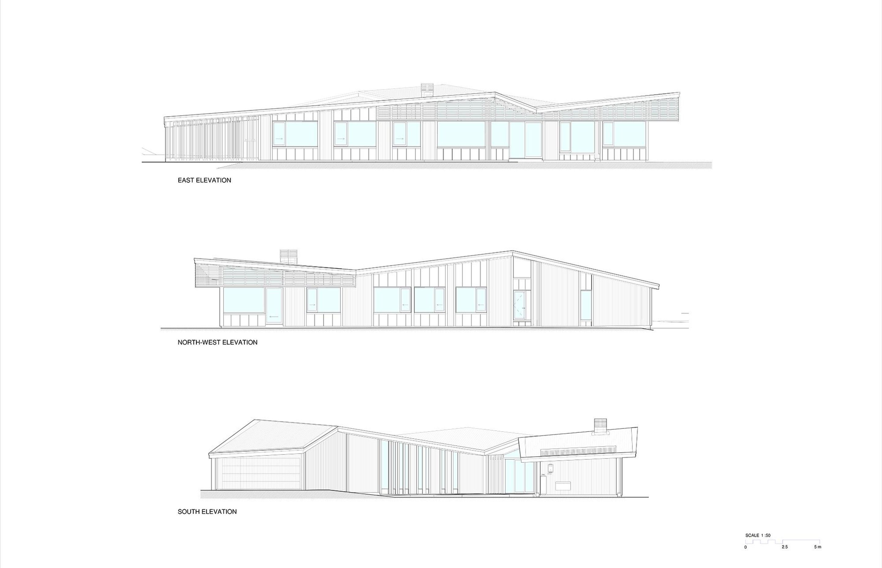 Elevations by Parsonson Architects.