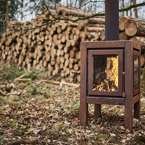 Quaruba by RB73 Outdoor Wood Stove