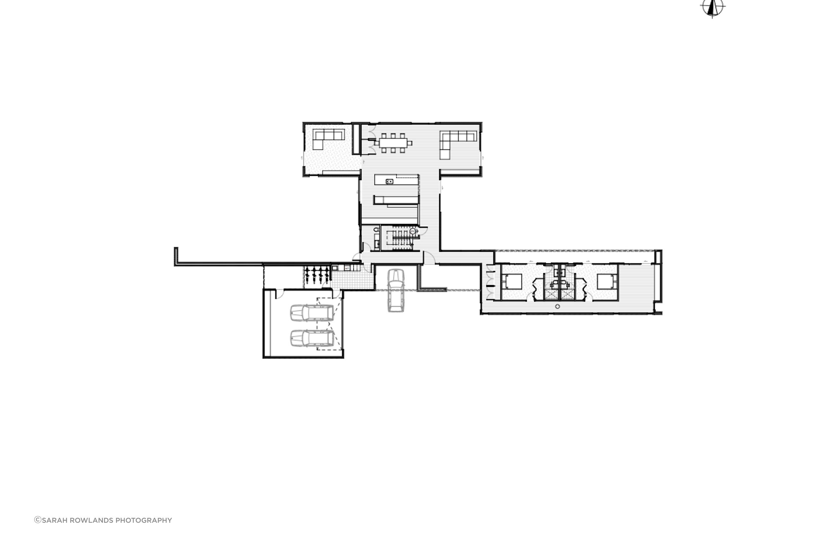 Ground-floor plan by Arthouse Architects.