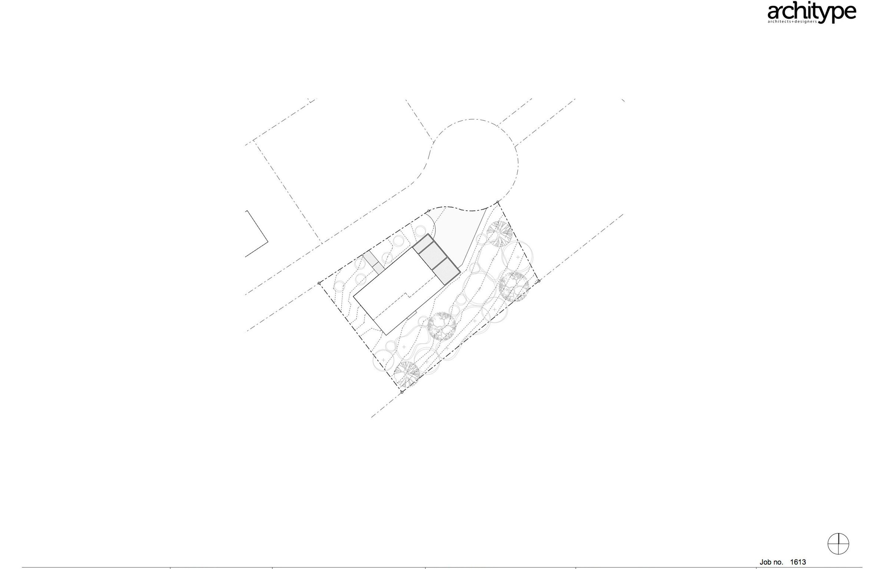 Site plan by Architype.