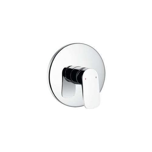 Modern Linea Shower/Bath Mixer Chrome (Round Faceplate)