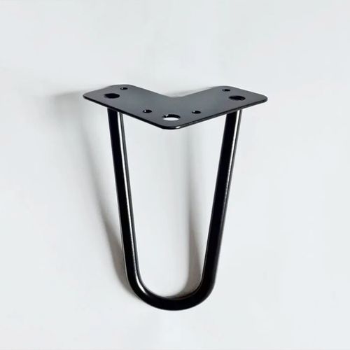 Black 200mm Hairpin Table Legs (Set of 4)