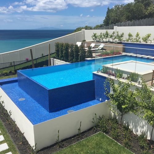 Catalina Blue Hydrazzo Pool Plaster