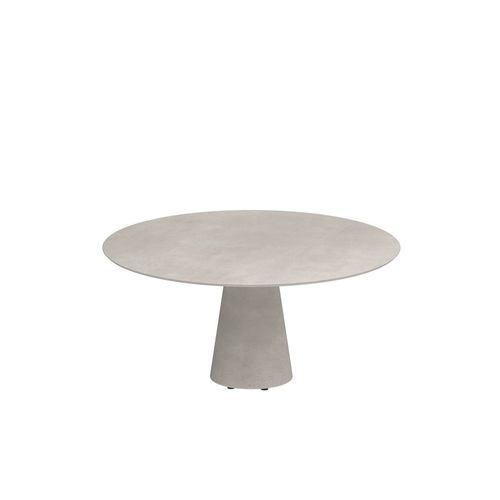 Conix Round Outdoor Dining Table by Royal Botania
