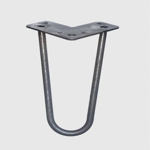 Raw 200mm Steel Hairpin Table Legs (Set of 4)