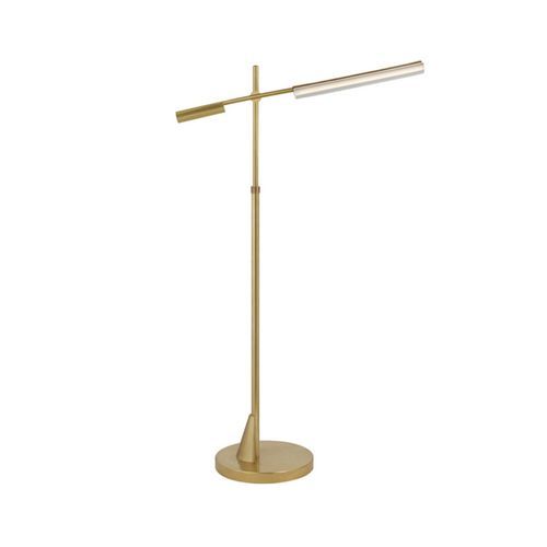 Daley Adjustable Floor Lamp – Brass