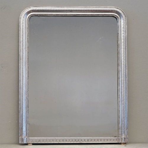 French Antique Louis Philippe Silvered Mirror