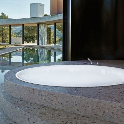 BettePond Drop-in Bath (Glazed Titanium Steel)