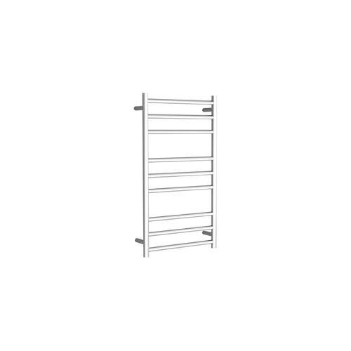 Round Towel Rail 240V 900 x 500mm Brushed Stainless