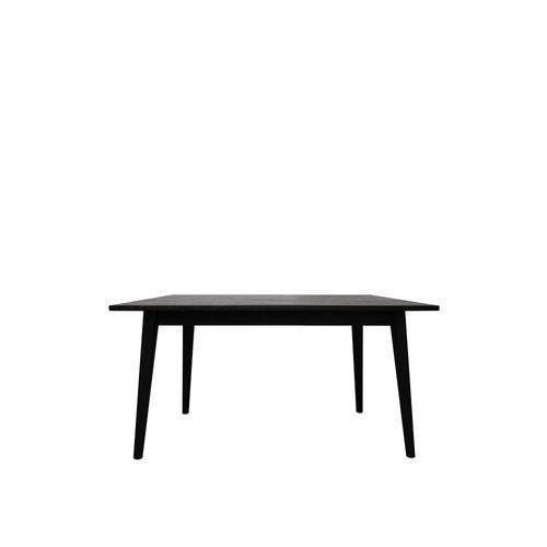 Vaasa Oak Dining Table Matte Black - 150cm