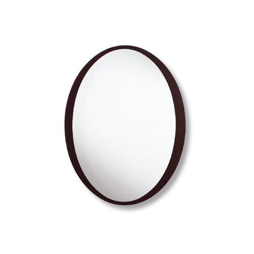 Nero Oval Mirror with Hidden Fittings