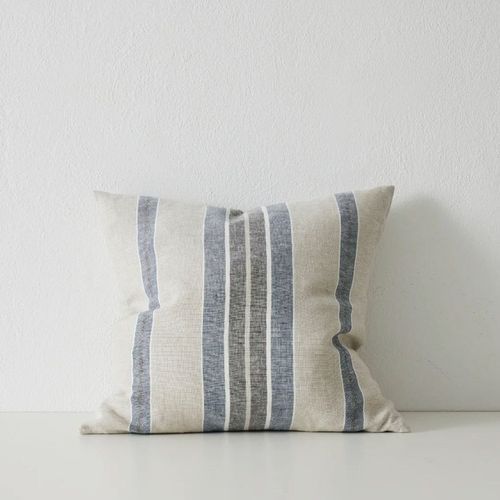 Weave Home Franco Cushion - Denim | 50 x 50cm