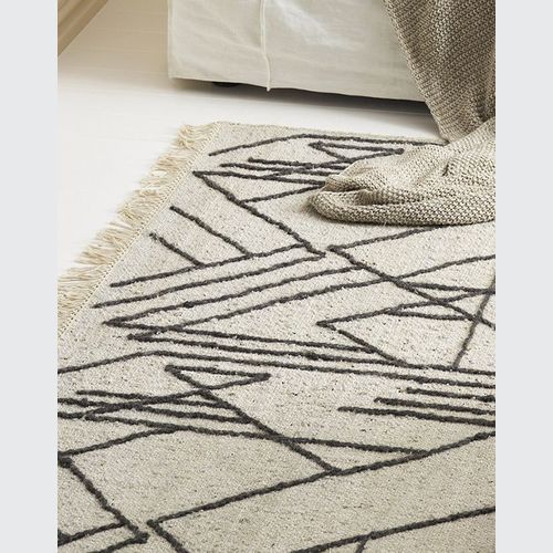 Paphos Floor Rug 200x300 - Raffia (linear print)