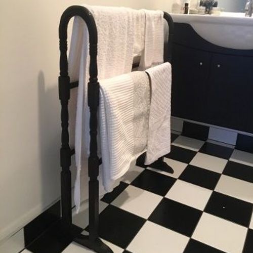 Towel Rack Black