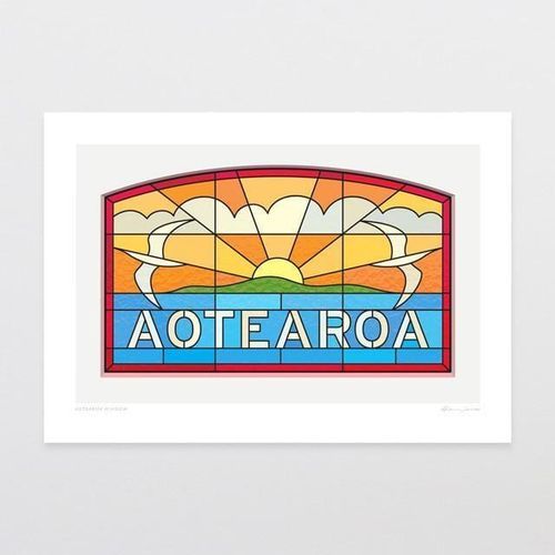 Aotearoa Window Art Print