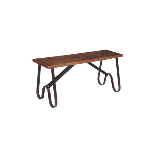 Iron and Wooden Bench - Small