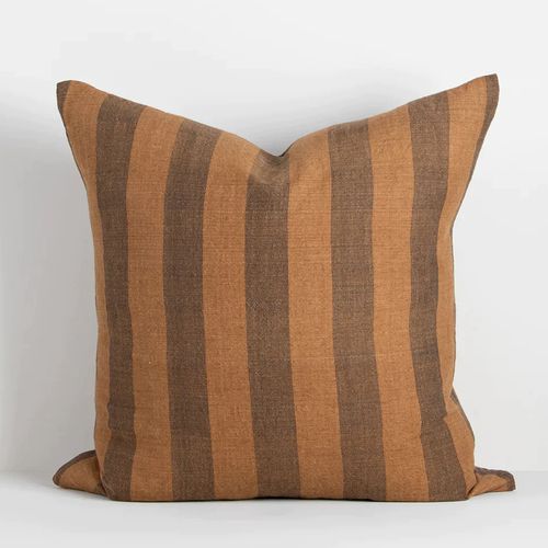 Baya Noosa Cushion - Cumin | On-Trend Stripe