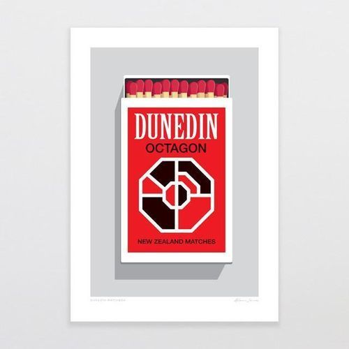 Dunedin Matchbox Art Print