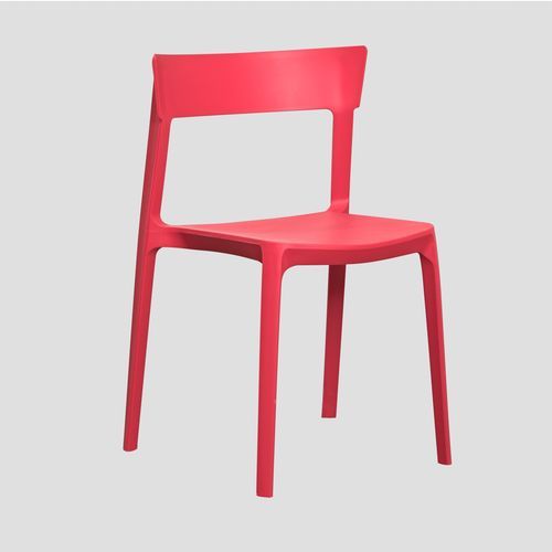 Westmere Stackable Outdoor Dining Chair in Red