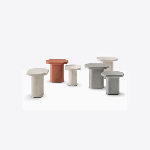 Caementum Side Tables in Concrete