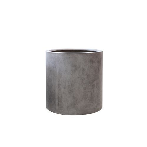 Mikonui Cylinder Planter Weathered Cement - Medium