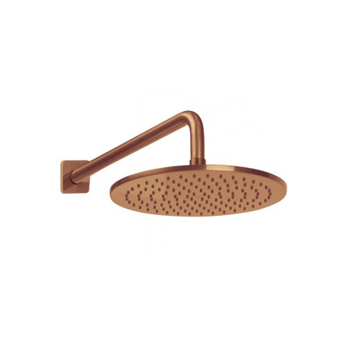 Loft Rain Shower with Wall Arm Brushed Copper