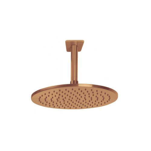 Loft Rain Shower with Ceiling Arm Brushed Copper
