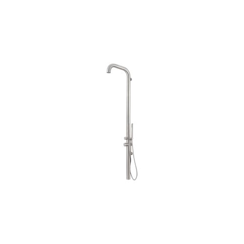 Pacific Outdoor Shower Tower Brushed Stainless