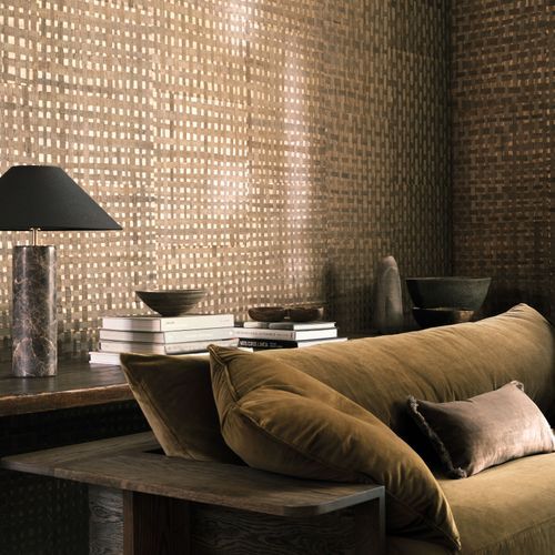 Hyacinth Handcrafted Wallcovering by Mark Alexander