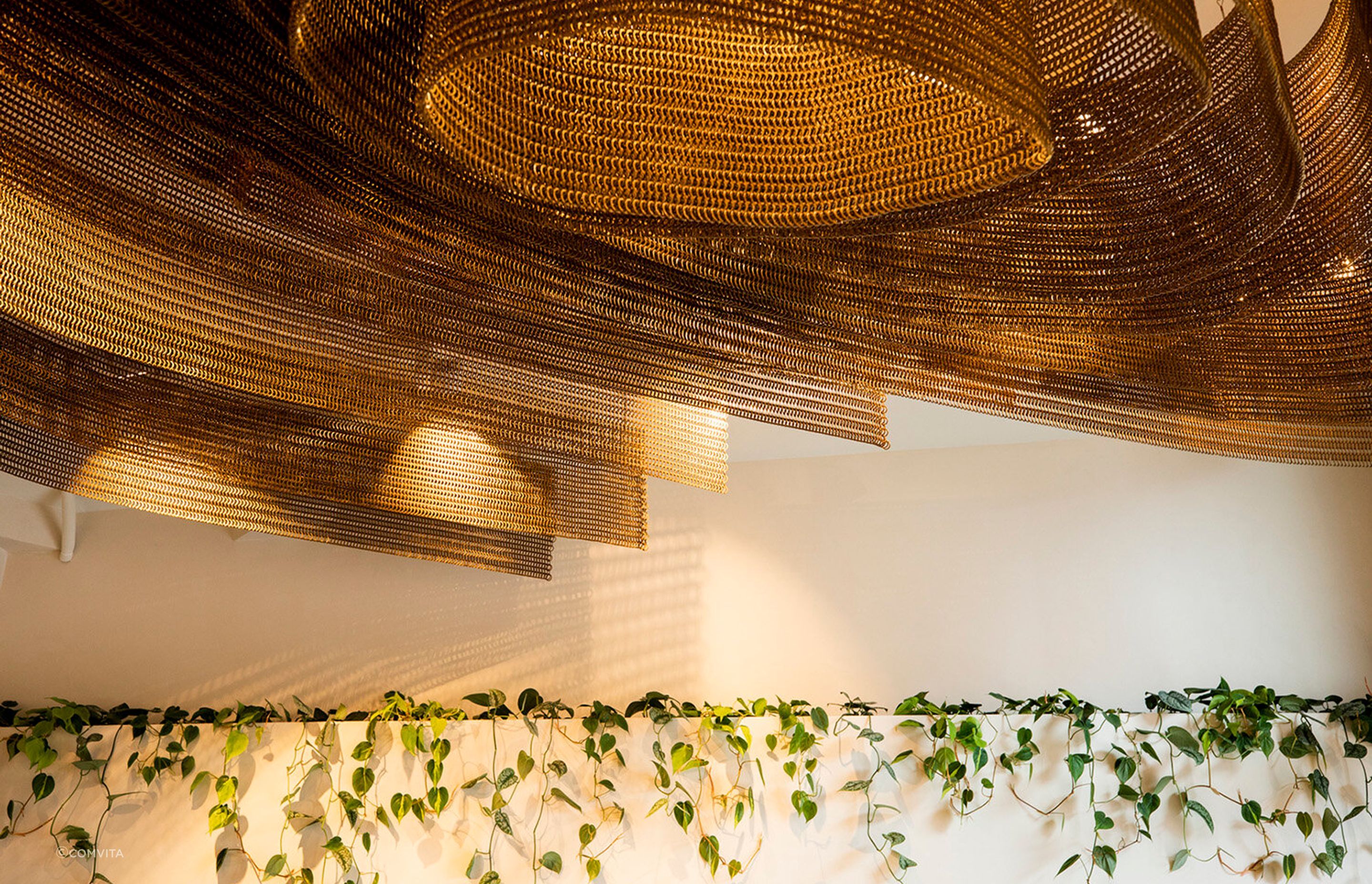 Honeycomb Ceiling Feature for Multi-sensory Wellness Lab