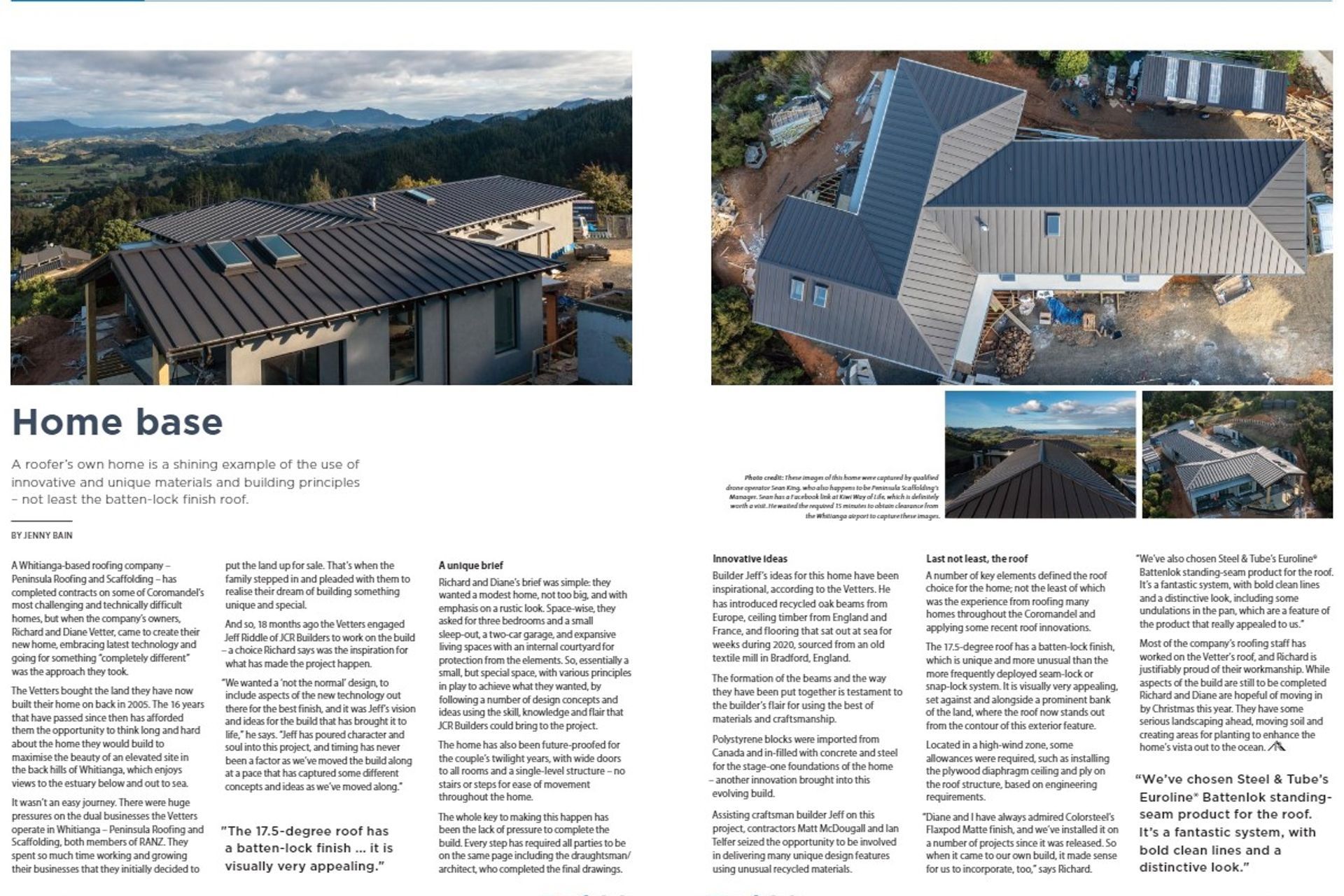 "Rooflink" is the Roofing Association of NZ quarterly members publication.
