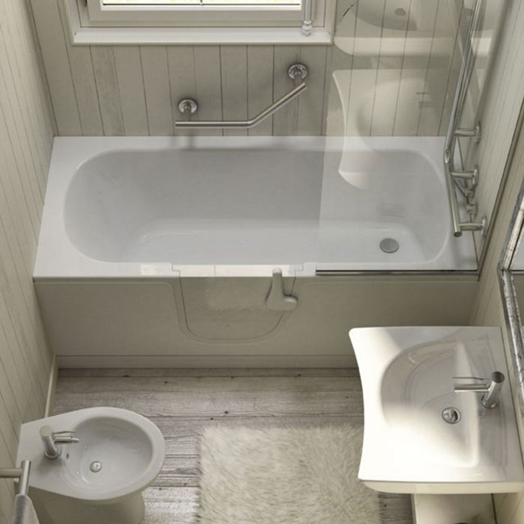 Oasi 170cm bathtub - door on the left by GOMAN gallery detail image