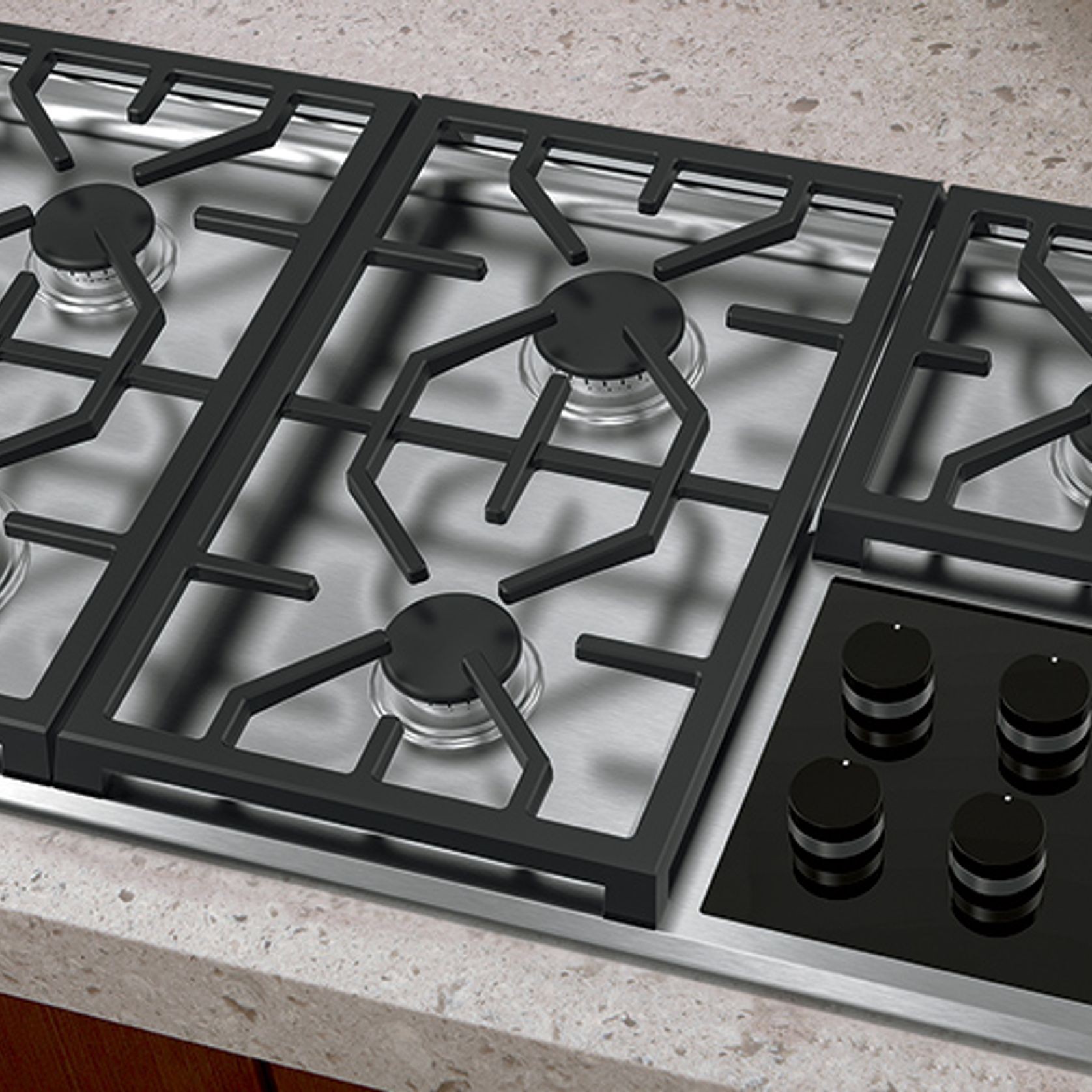 Transitional Gas Cooktop W.910 by WOLF gallery detail image