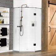 Black Pearl Angle Front Hinged Shower gallery detail image