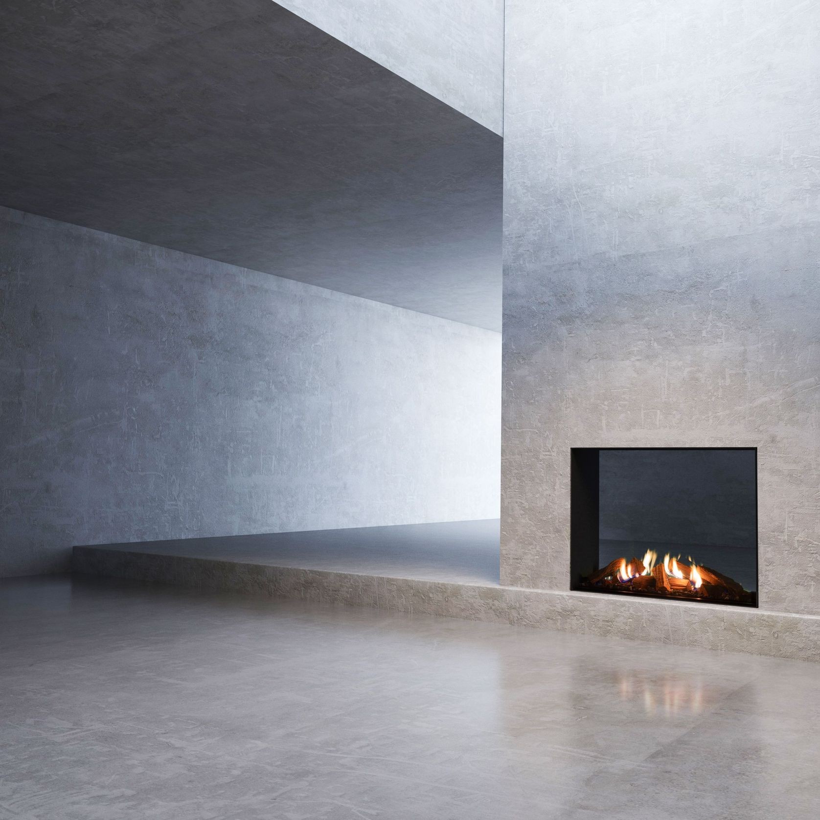 MODE Tall Gas Fireplace gallery detail image