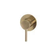 Scarab Shower/Bath Mixer Brushed Gold Knurled Handle gallery detail image